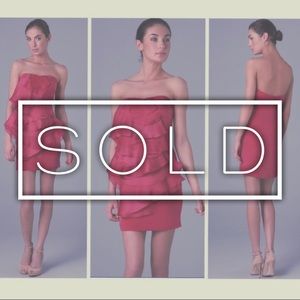 Notte by Marchesa Cascade Organza Ruffle Dress